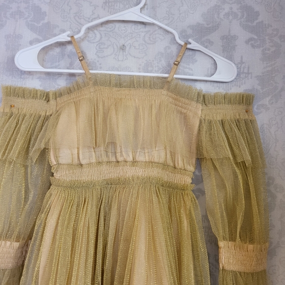 Ooh! La La Couture Girls Gold Sparkle Every Dress Size 5 and 4T - Picture 13 of 16